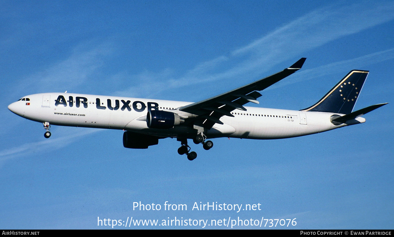 Aircraft Photo of CS-TQF | Airbus A330-322 | Air Luxor | AirHistory.net #737076