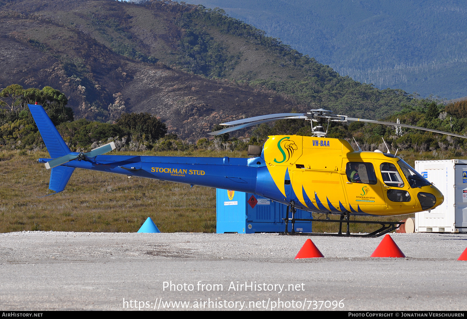 Aircraft Photo of VH-BAA | Aerospatiale AS-350BA Ecureuil | Stockman Stud | AirHistory.net #737096