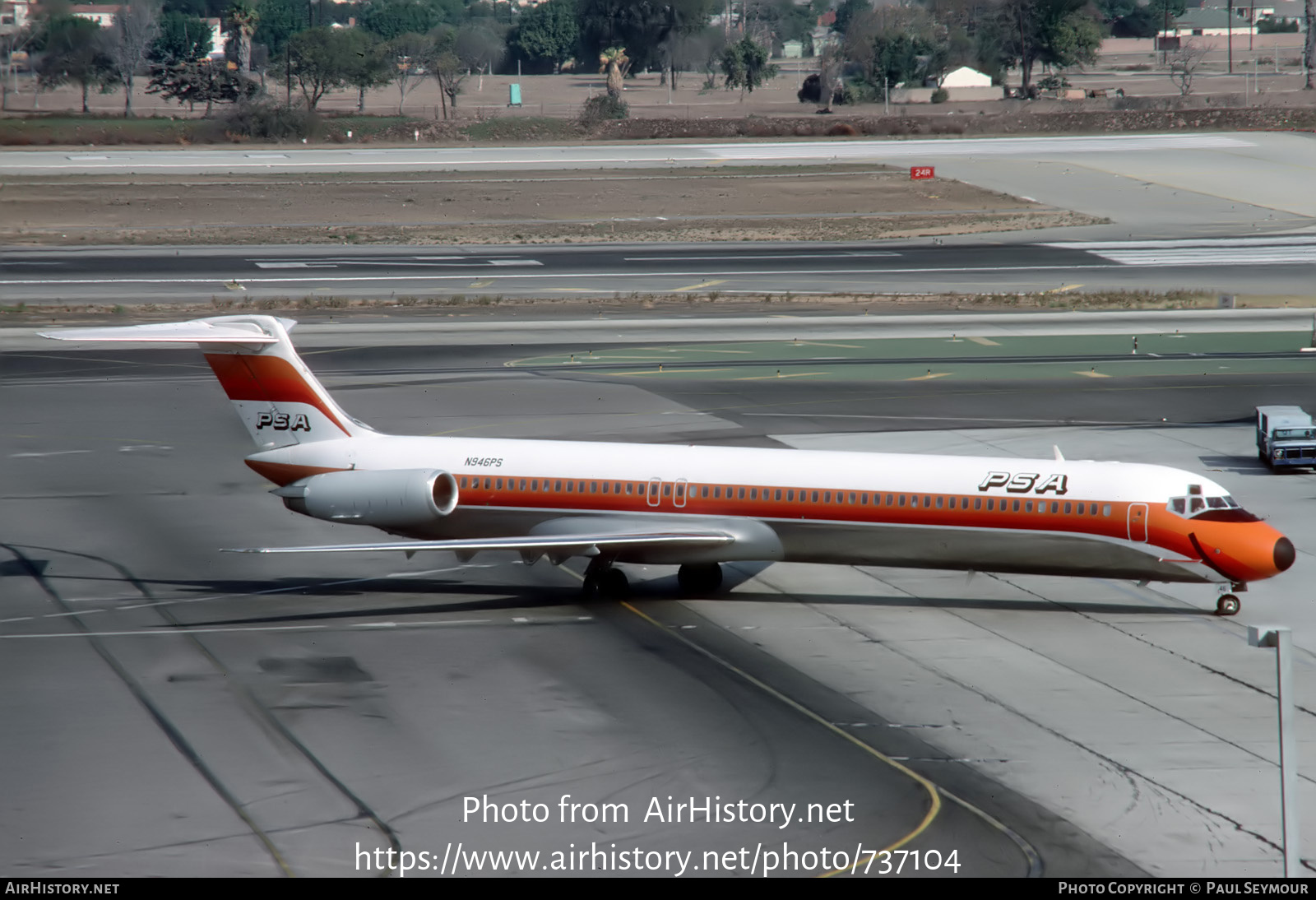 Aircraft Photo of N946PS | McDonnell Douglas MD-82 (DC-9-82) | PSA - Pacific Southwest Airlines | AirHistory.net #737104