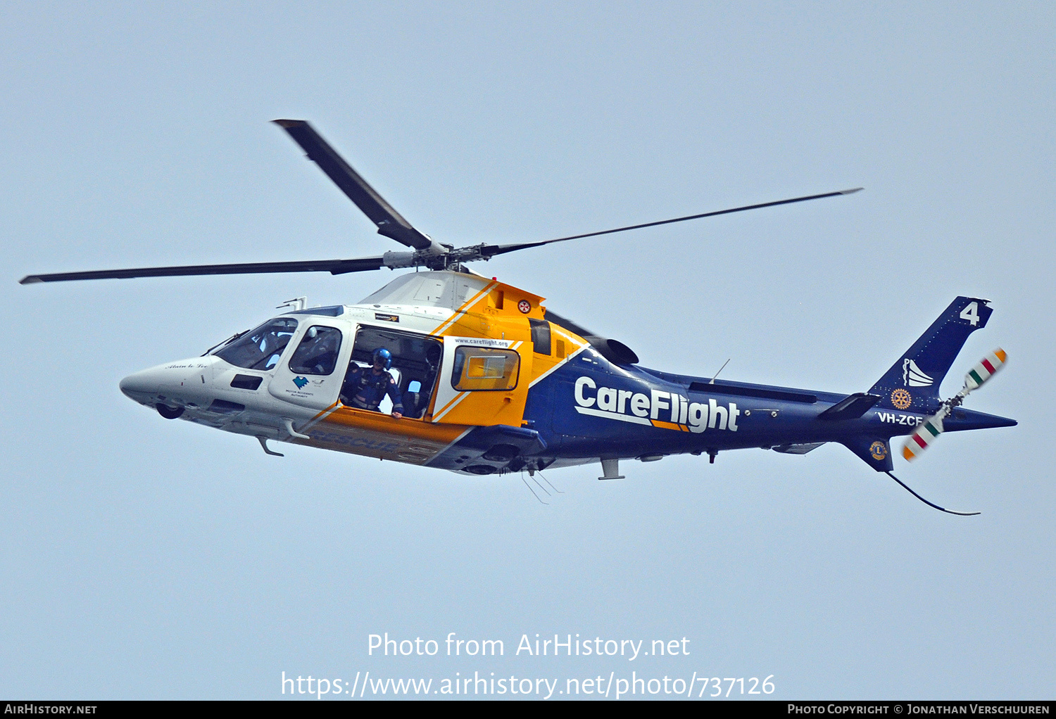 Aircraft Photo of VH-ZCF | Agusta A-109E Power | CareFlight | AirHistory.net #737126