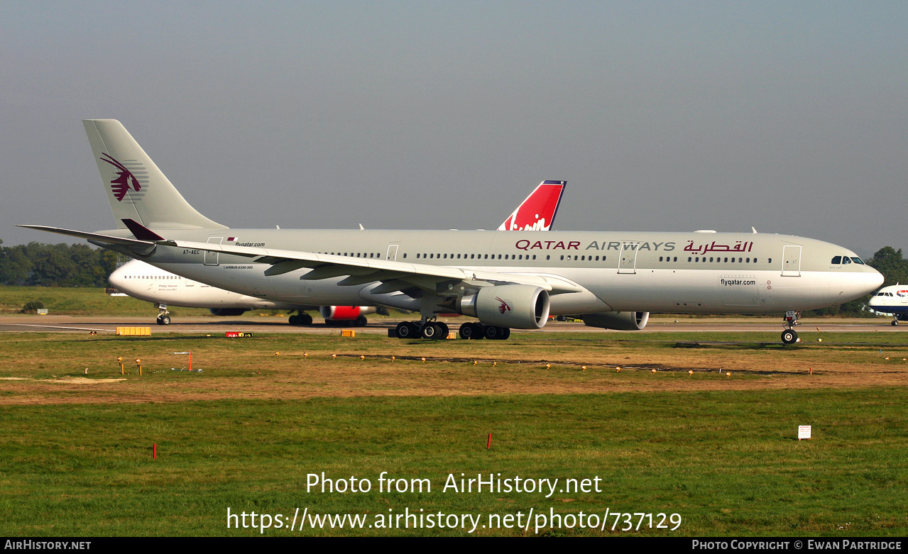 Aircraft Photo of A7-AEC | Airbus A330-303 | Qatar Airways | AirHistory.net #737129