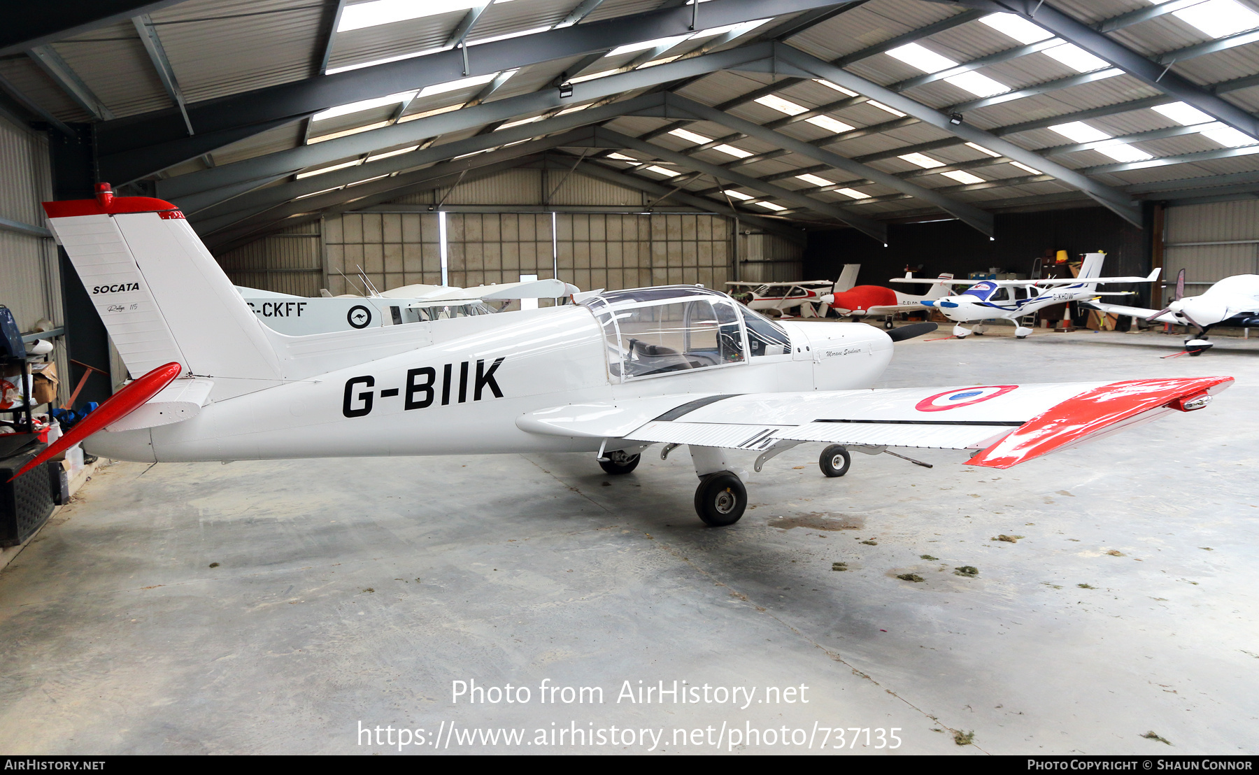 Aircraft Photo of G-BIIK | Socata MS-883 Rallye 115 | AirHistory.net #737135