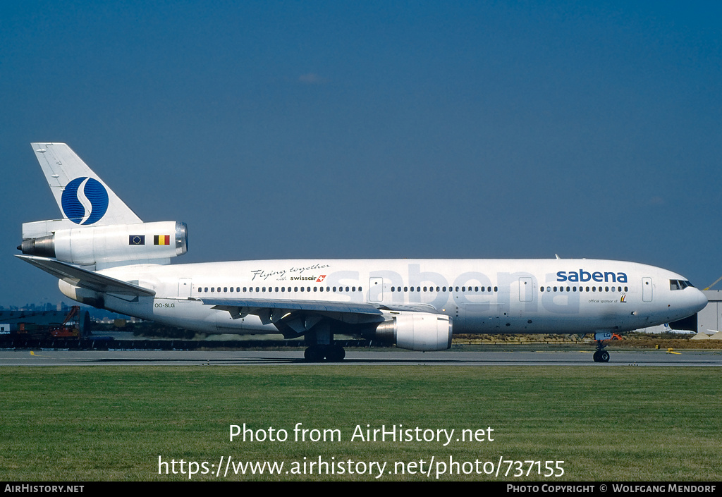 Aircraft Photo of OO-SLG | McDonnell Douglas DC-10-30 | Sabena | AirHistory.net #737155