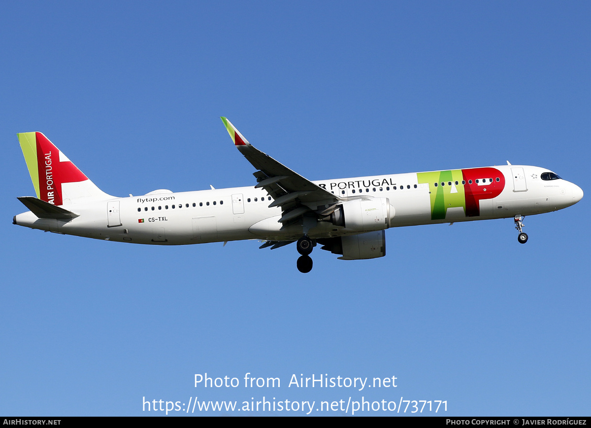 Aircraft Photo of CS-TXL | Airbus A321-251NX | TAP Air Portugal | AirHistory.net #737171