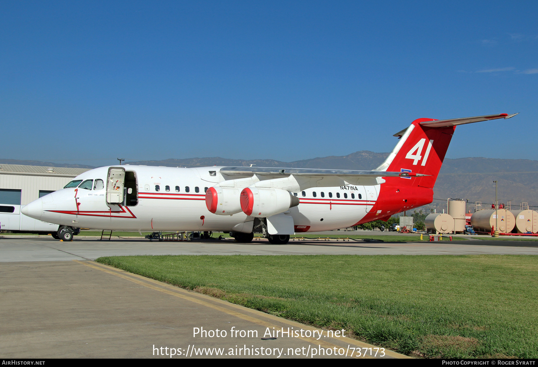 Aircraft Photo of N471NA | British Aerospace BAe-146-200 | Neptune Aviation Services | AirHistory.net #737173