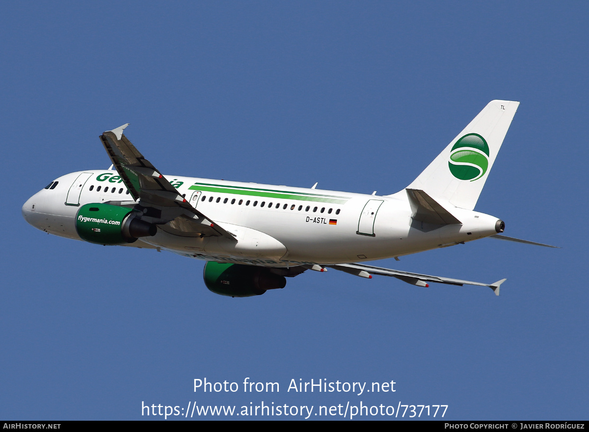 Aircraft Photo of D-ASTL | Airbus A319-112 | Germania | AirHistory.net #737177