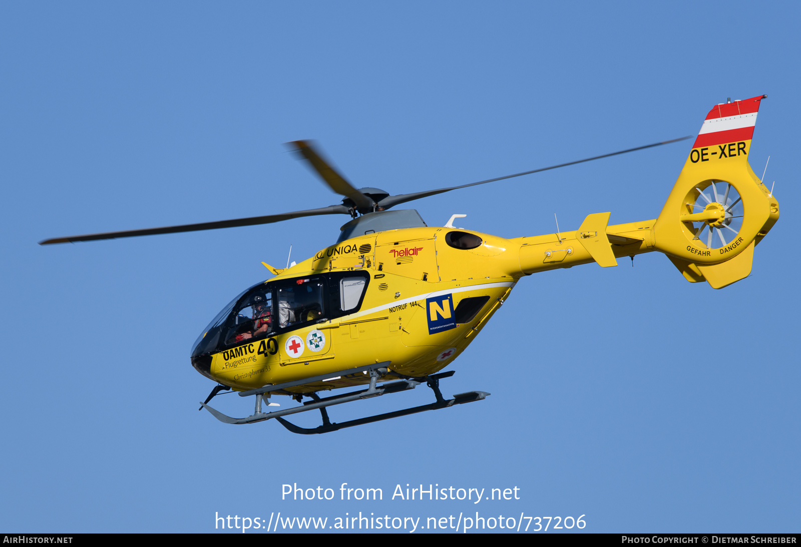 Aircraft Photo of OE-XER | Eurocopter EC-135T-2 | ÖAMTC | AirHistory.net #737206