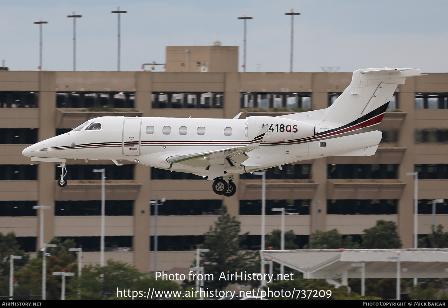 Aircraft Photo of N418QS | Embraer EMB-505 Phenom 300 | AirHistory.net #737209