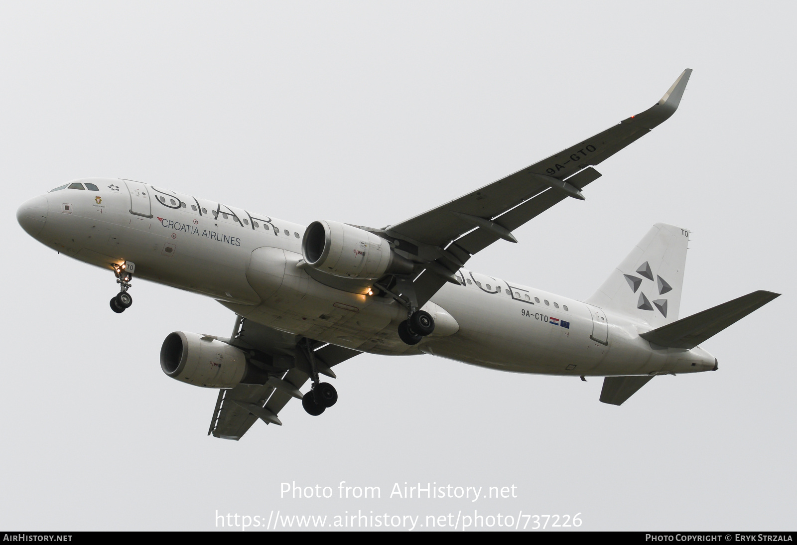 Aircraft Photo of 9A-CTO | Airbus A320-214 | Croatia Airlines | AirHistory.net #737226