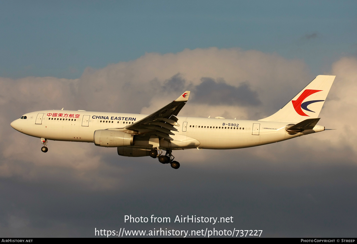 Aircraft Photo of B-5902 | Airbus A330-243 | China Eastern Airlines | AirHistory.net #737227