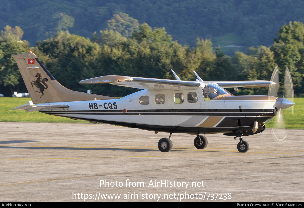 Aircraft Photo of HB-CQS | Cessna P210N Silver Eagle | AirHistory.net #737238