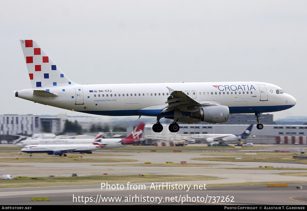 Aircraft Photo of 9A-CTJ | Airbus A320-214 | Croatia Airlines | AirHistory.net #737262