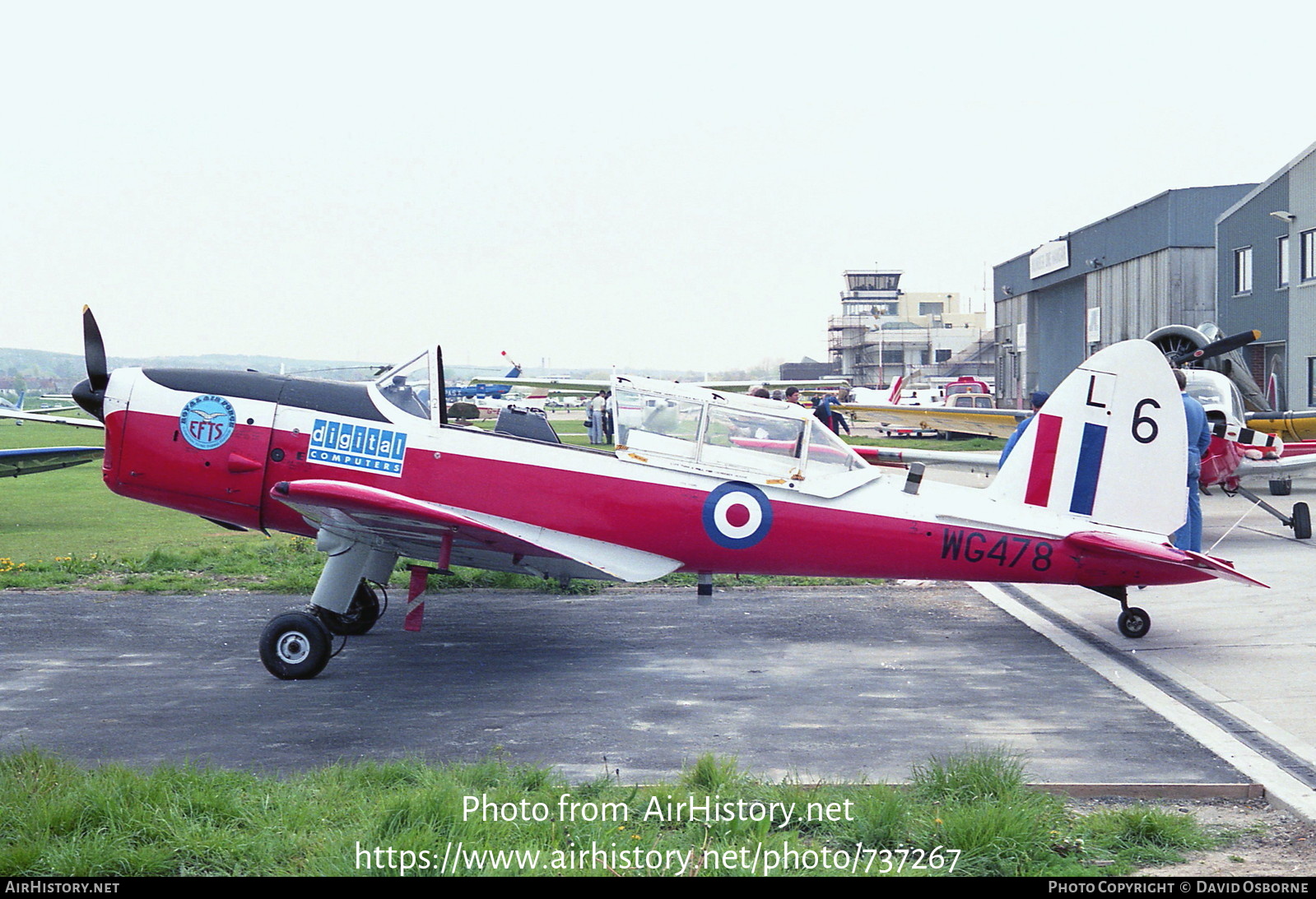 Aircraft Photo of WG478 | De Havilland DHC-1 Chipmunk Mk22A | UK - Air Force | AirHistory.net #737267