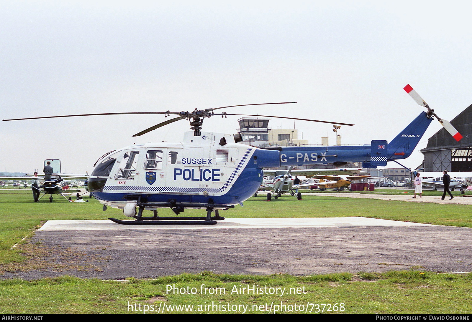 Aircraft Photo of G-PASX | MBB BO-105DBS-4 | Sussex Police | AirHistory.net #737268