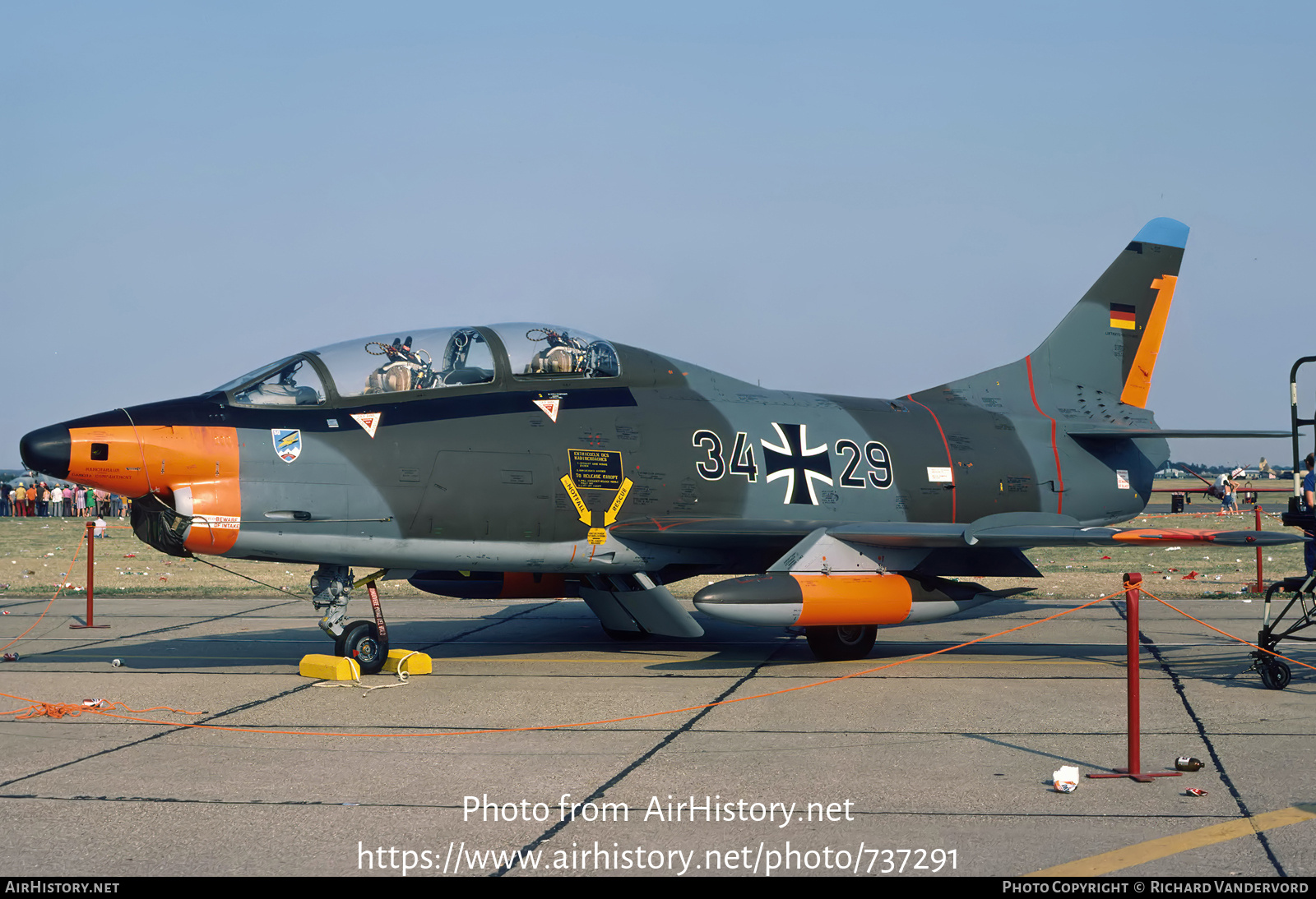 Aircraft Photo of 3429 | Fiat G-91T/3 | Germany - Air Force | AirHistory.net #737291