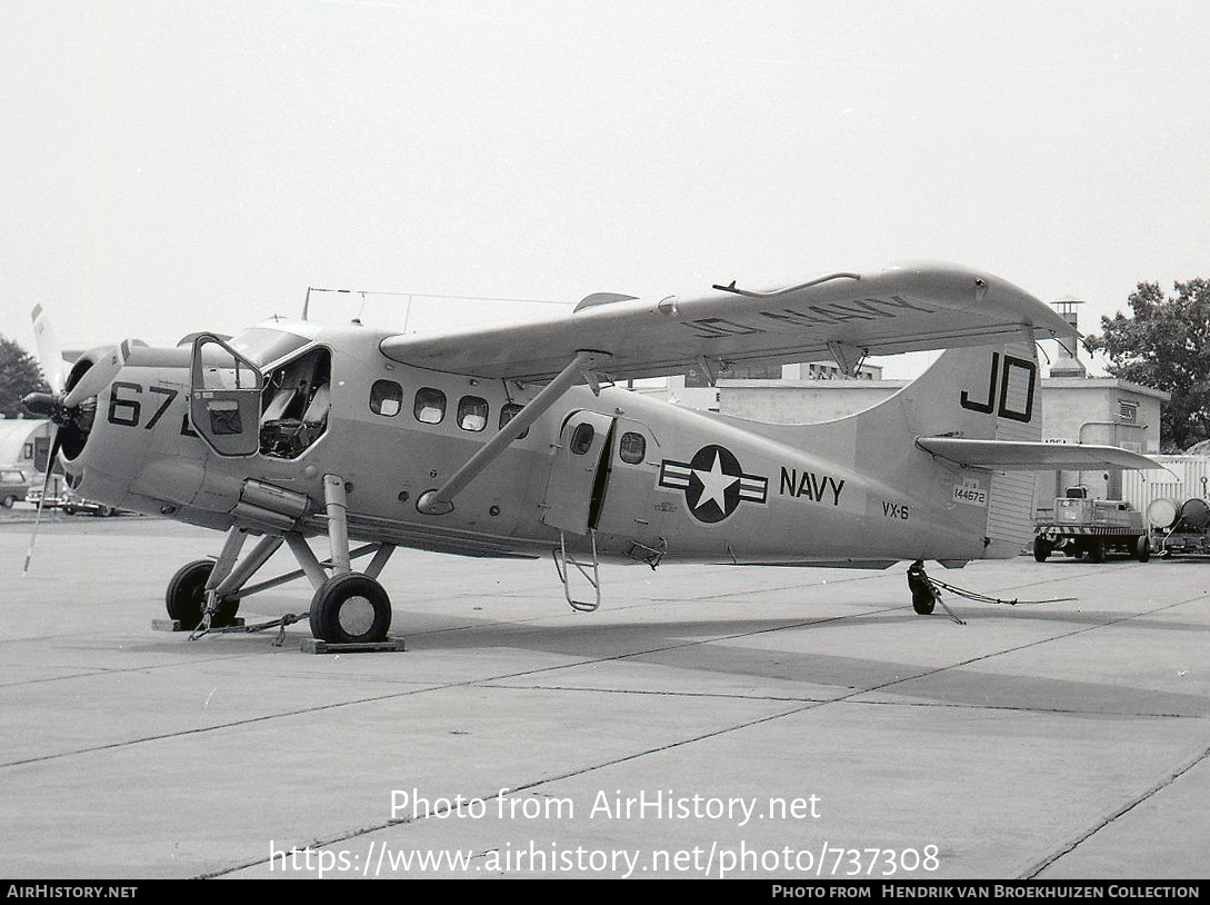 Aircraft Photo of 144672 | De Havilland Canada UC-1A Otter | USA - Navy | AirHistory.net #737308