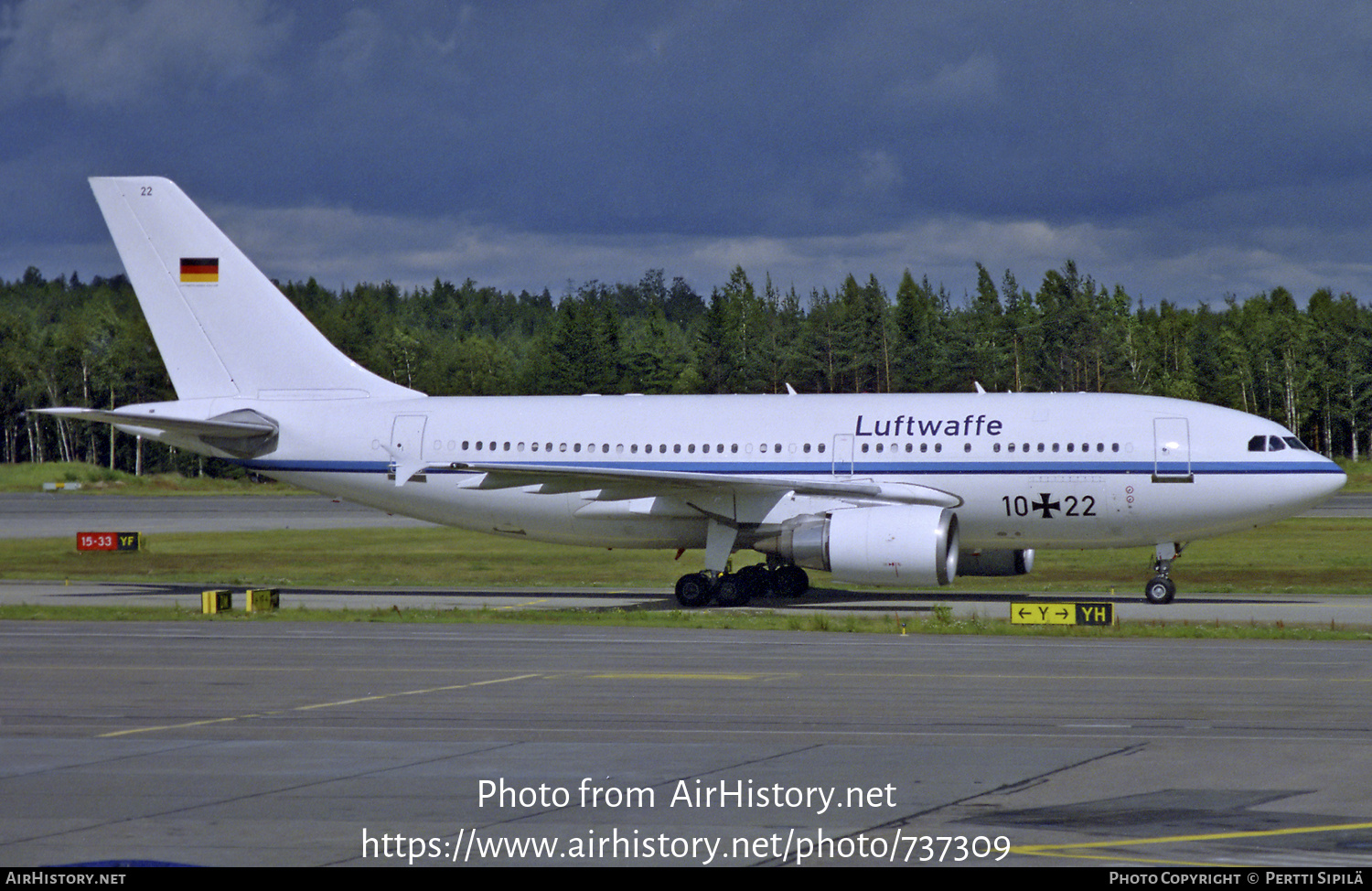 Aircraft Photo of 1022 | Airbus A310-304 | Germany - Air Force | AirHistory.net #737309