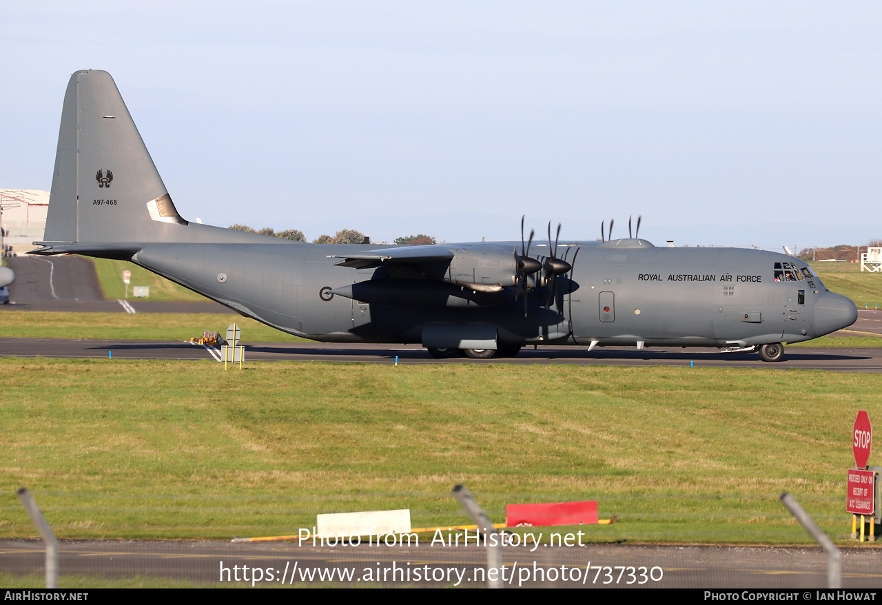 Aircraft Photo of A97-468 | Lockheed Martin C-130J-30 Hercules | Australia - Air Force | AirHistory.net #737330