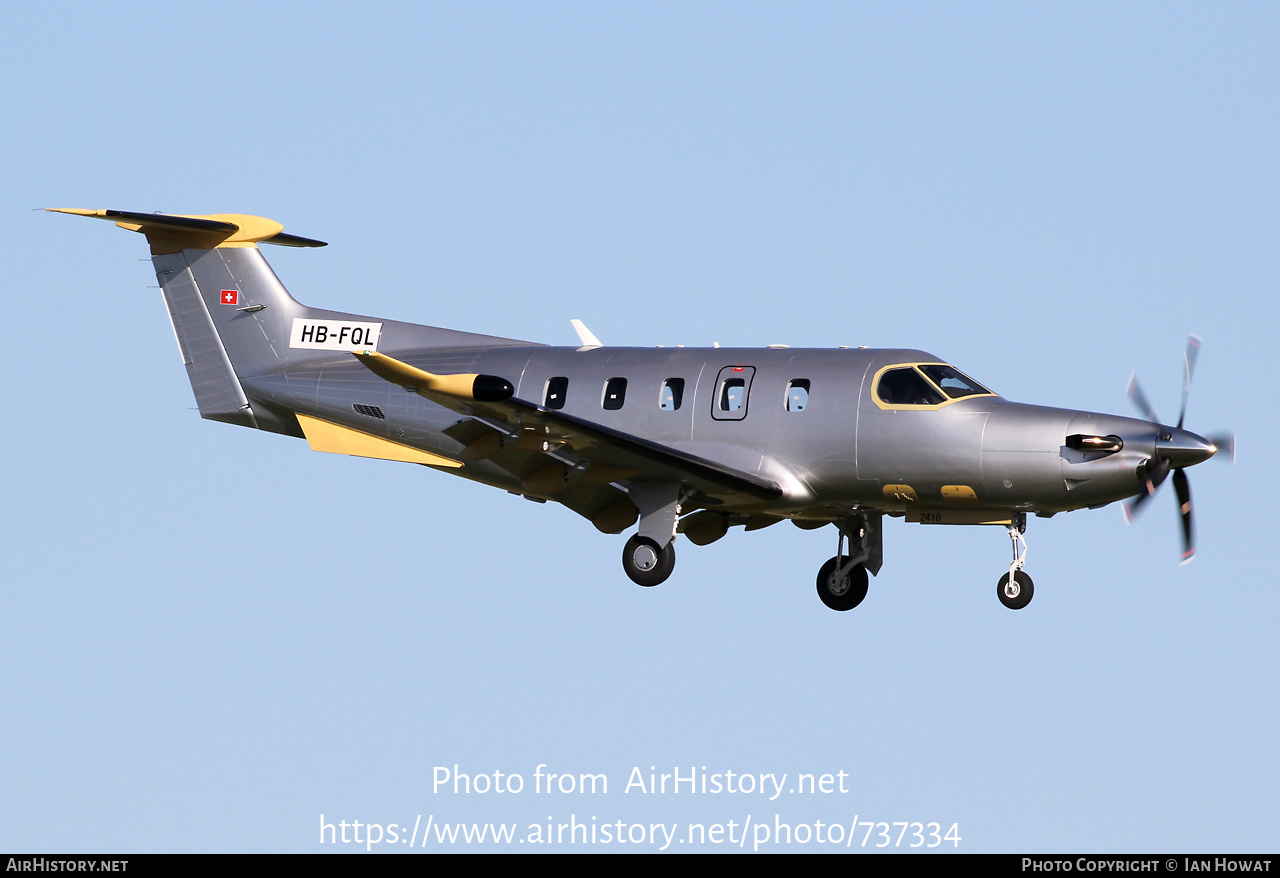 Aircraft Photo of HB-FQL | Pilatus PC-12NGX (PC-12/47E) | AirHistory.net #737334