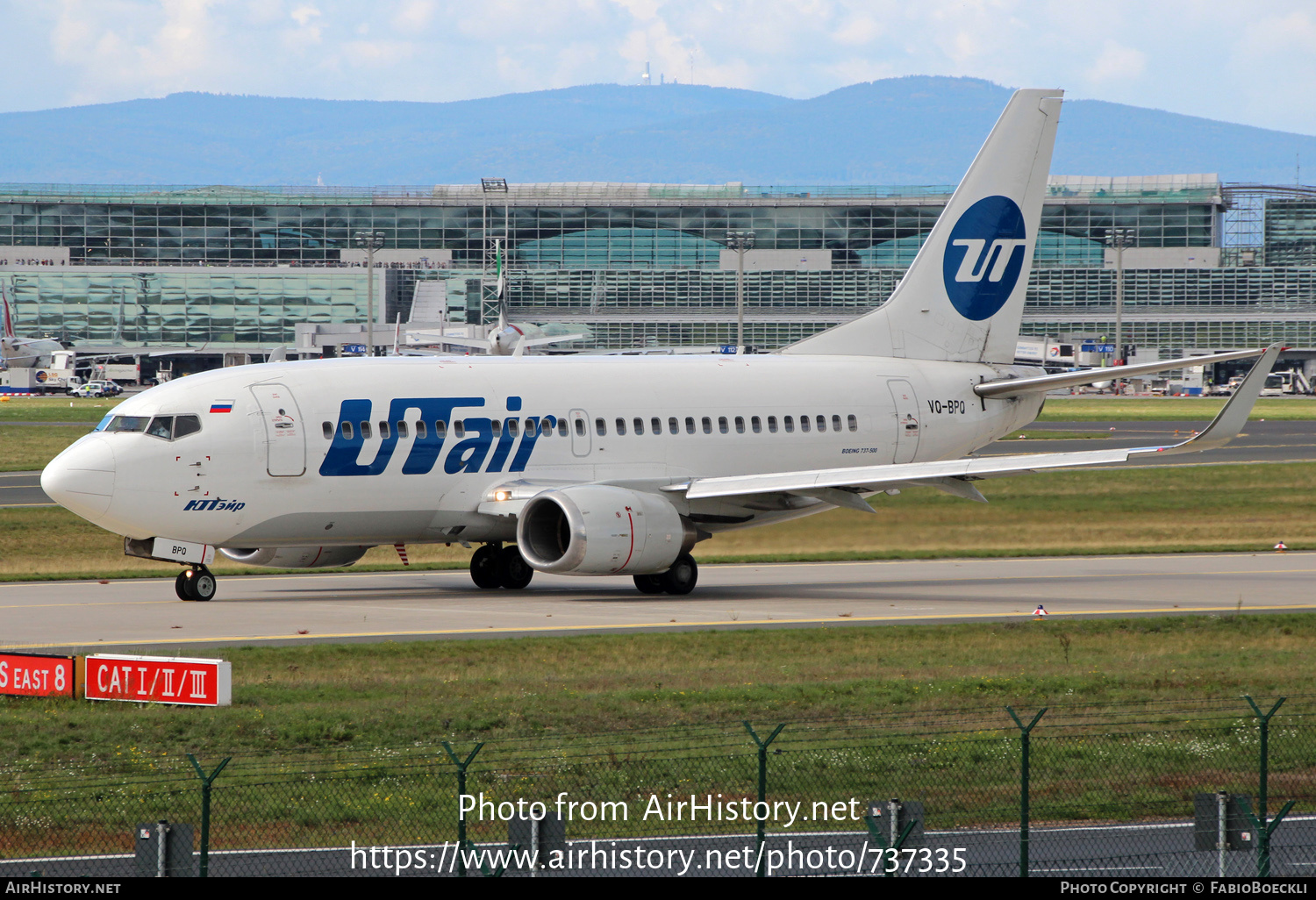 Aircraft Photo of VQ-BPQ | Boeing 737-524 | UTair | AirHistory.net #737335