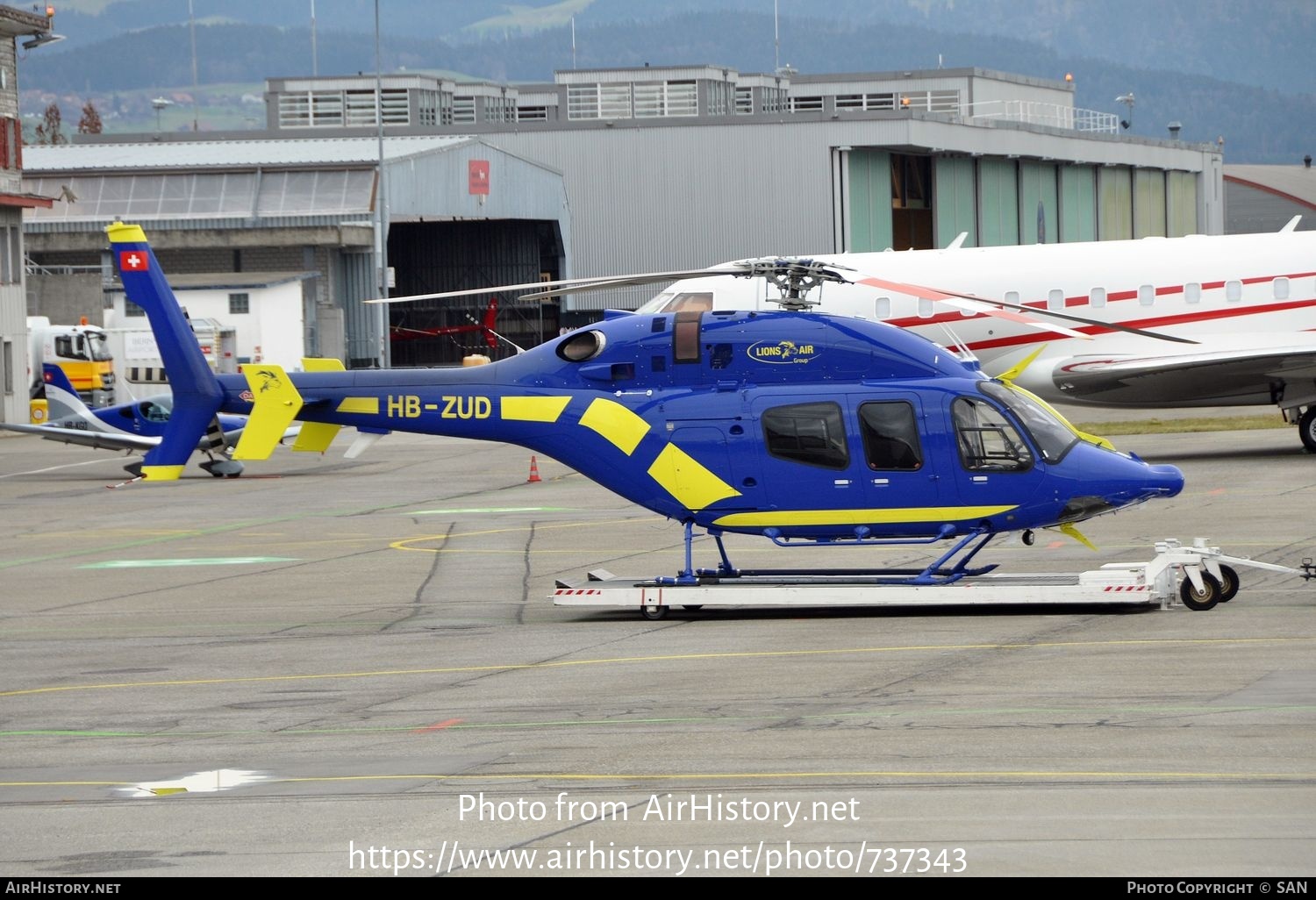 Aircraft Photo of HB-ZUD | Bell 429 Global Ranger | Lions Air | AirHistory.net #737343