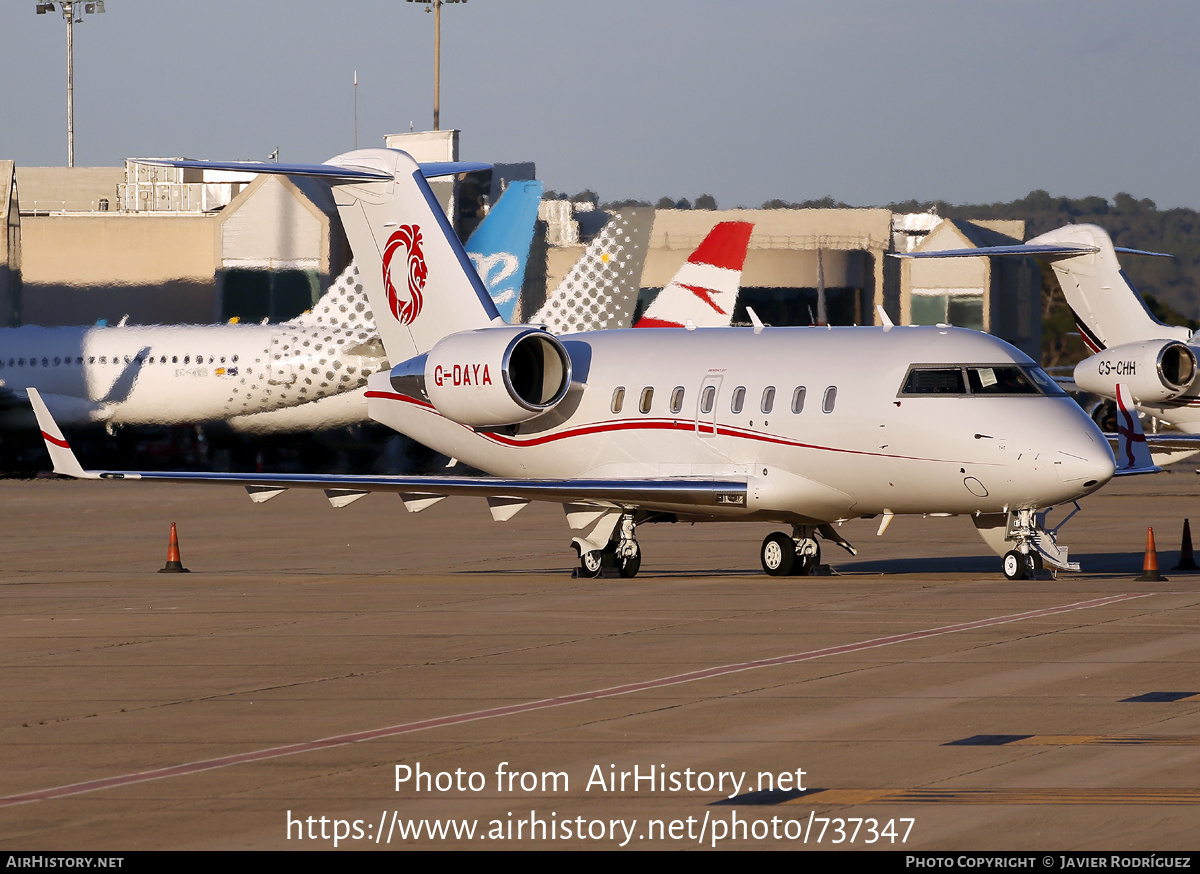 Aircraft Photo of G-DAYA | Bombardier Challenger 604 (CL-600-2B16) | AirHistory.net #737347