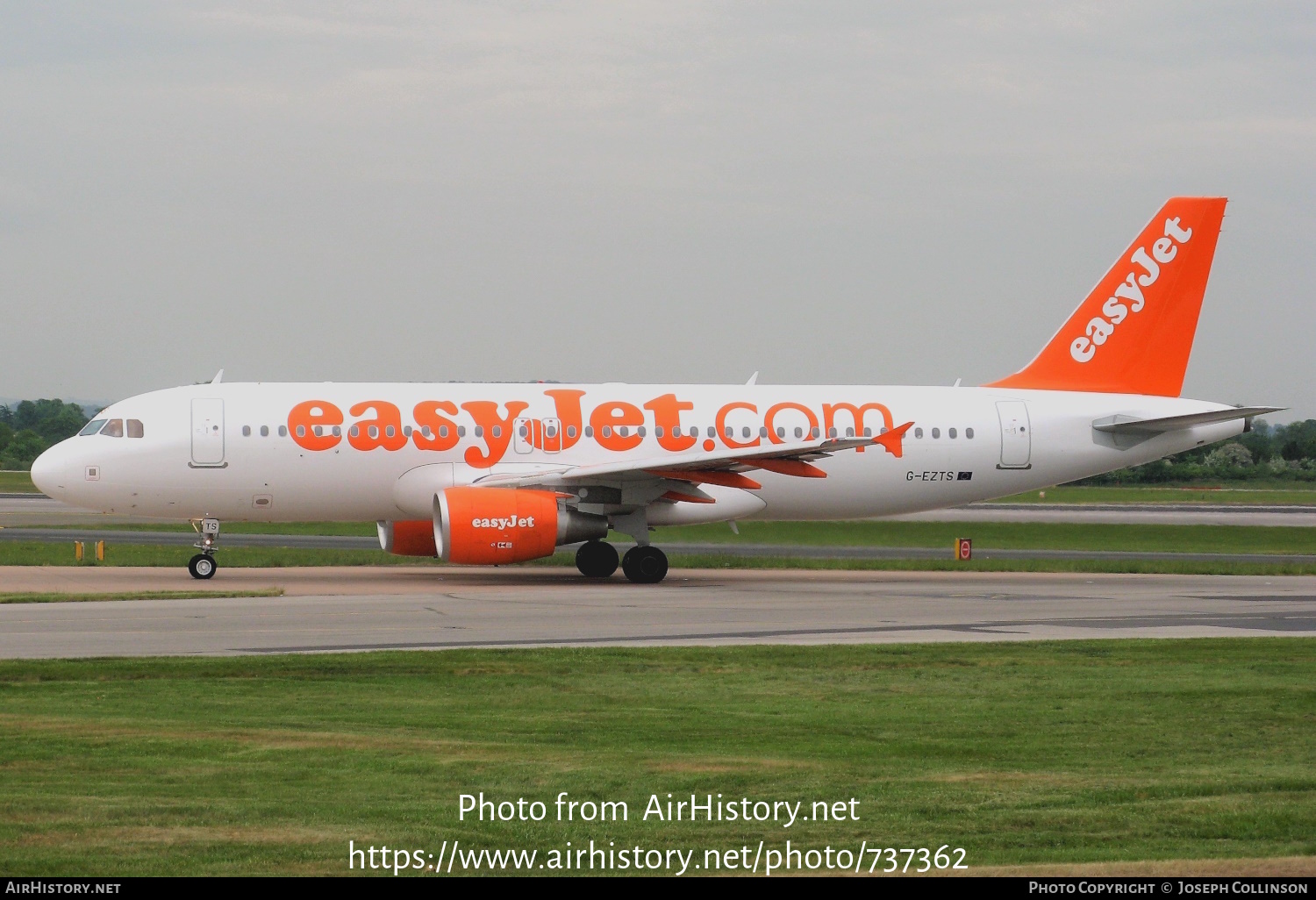 Aircraft Photo of G-EZTS | Airbus A320-214 | EasyJet | AirHistory.net #737362