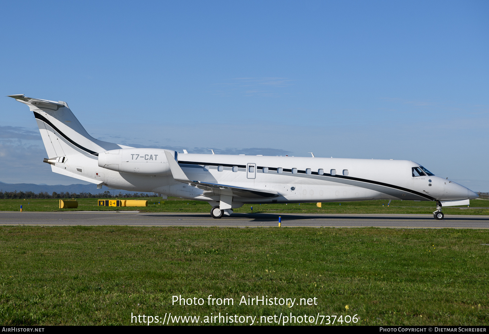 Aircraft Photo of T7-CAT | Embraer Legacy 650E (EMB-135BJ) | AirHistory.net #737406