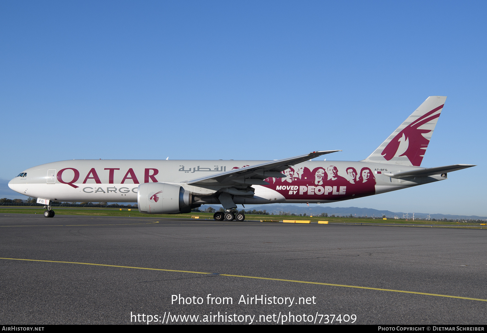 Aircraft Photo of A7-BFG | Boeing 777-FDZ | Qatar Airways Cargo | AirHistory.net #737409