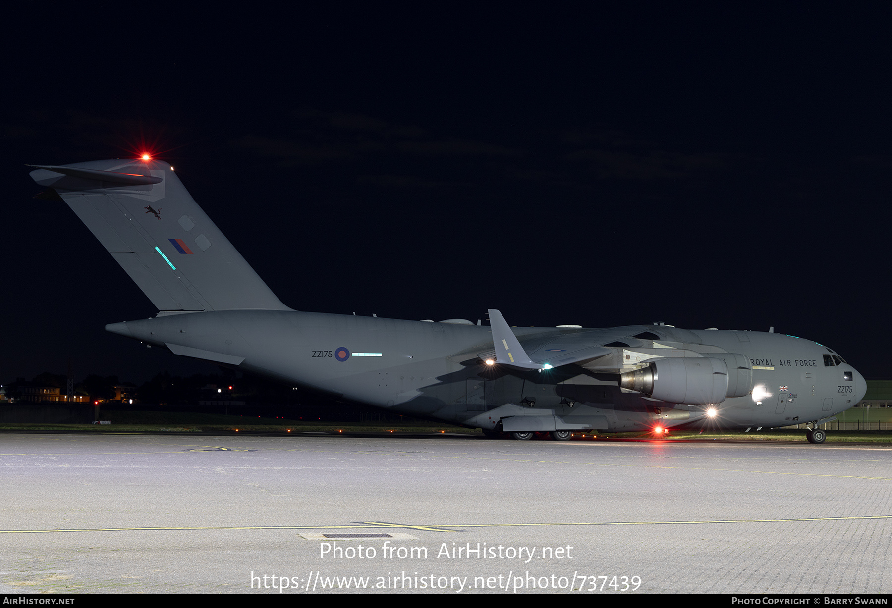 Aircraft Photo of ZZ175 / 060205 | Boeing C-17A Globemaster III | UK - Air Force | AirHistory.net #737439