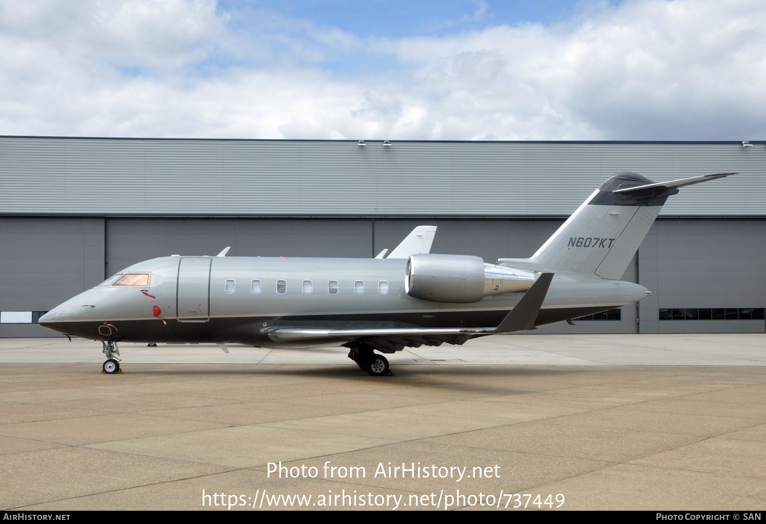 Aircraft Photo of N607KT | Bombardier Challenger 650 (CL-600-2B16) | AirHistory.net #737449