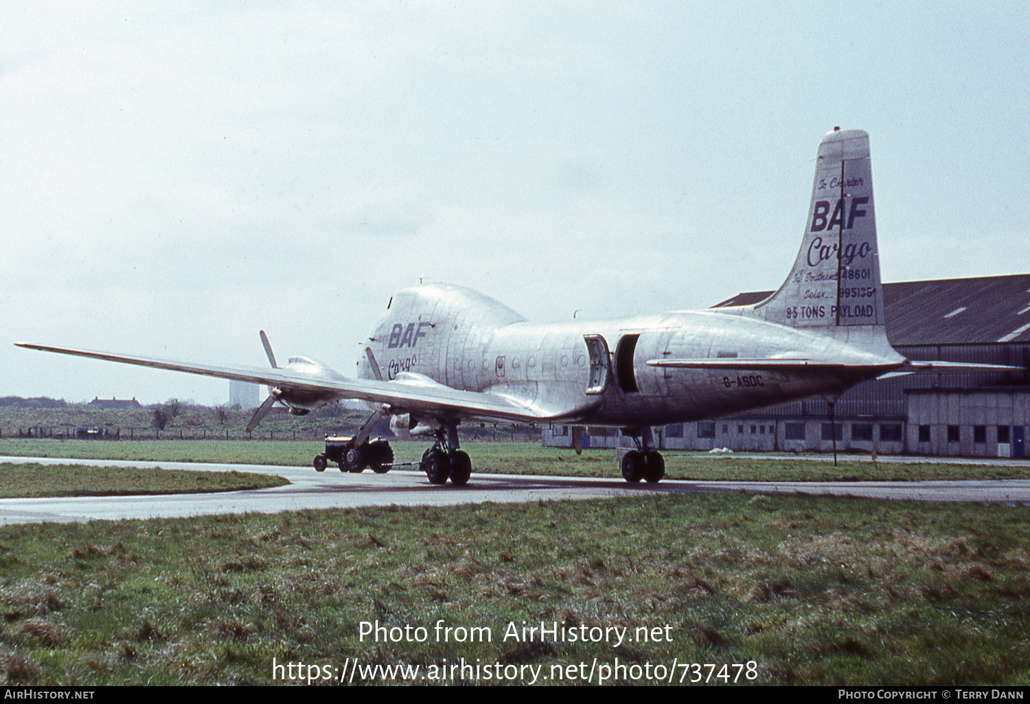 Aircraft Photo of G-ASDC | Aviation Traders ATL-98 Carvair | British Air Ferries - BAF | AirHistory.net #737478