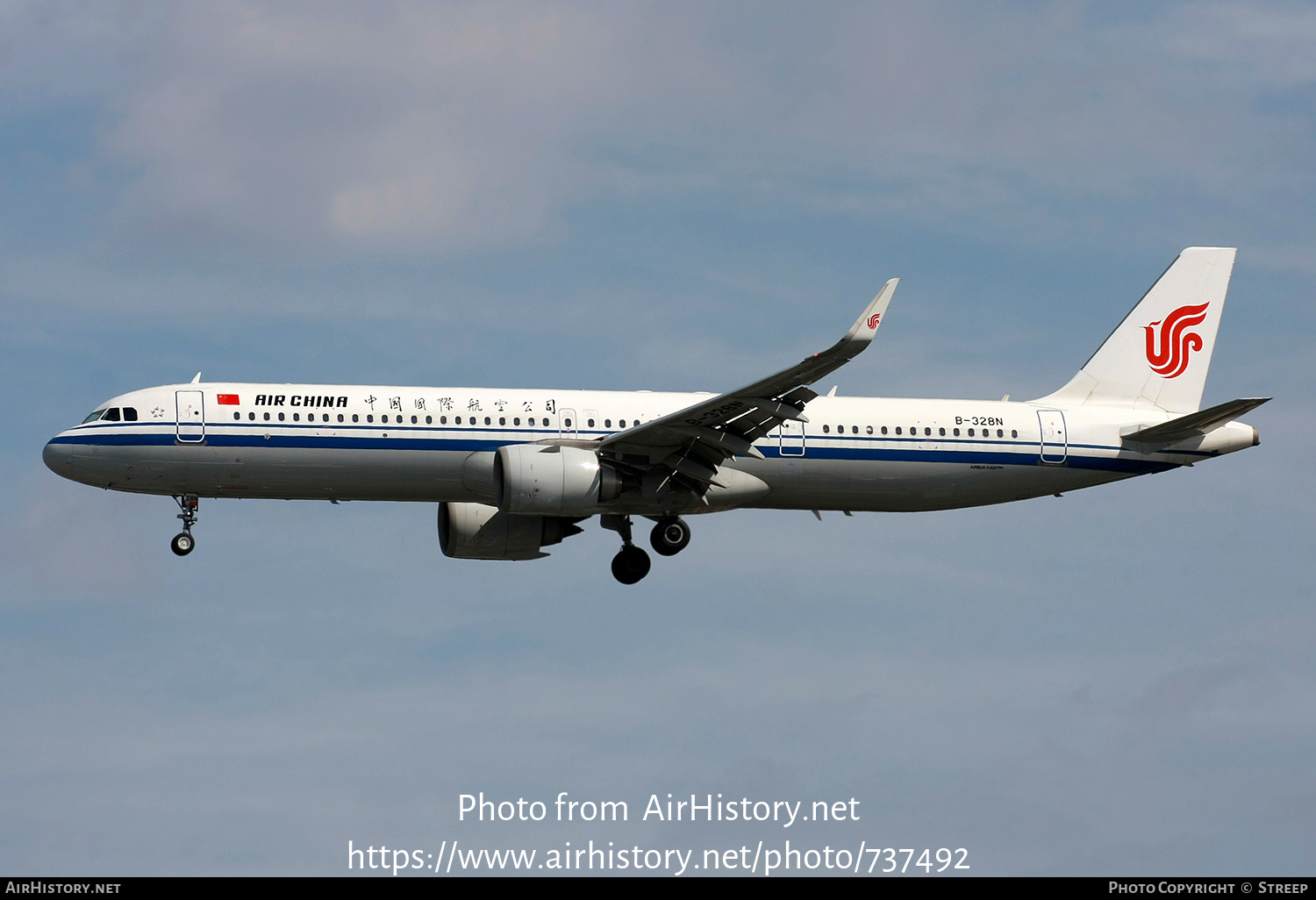 Aircraft Photo of B-328N | Airbus A321-251NX | Air China | AirHistory.net #737492