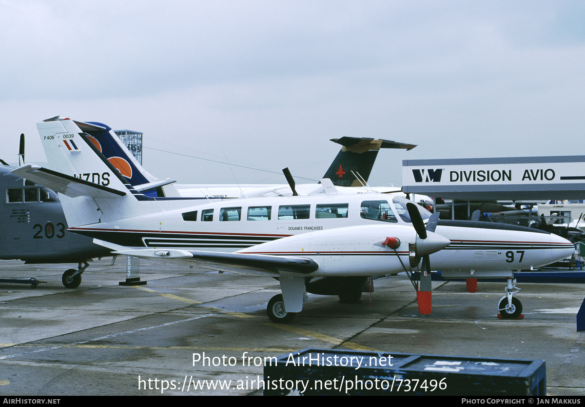 Aircraft Photo of F-WZDS | Reims F406 Vigilant | France - Customs | AirHistory.net #737496