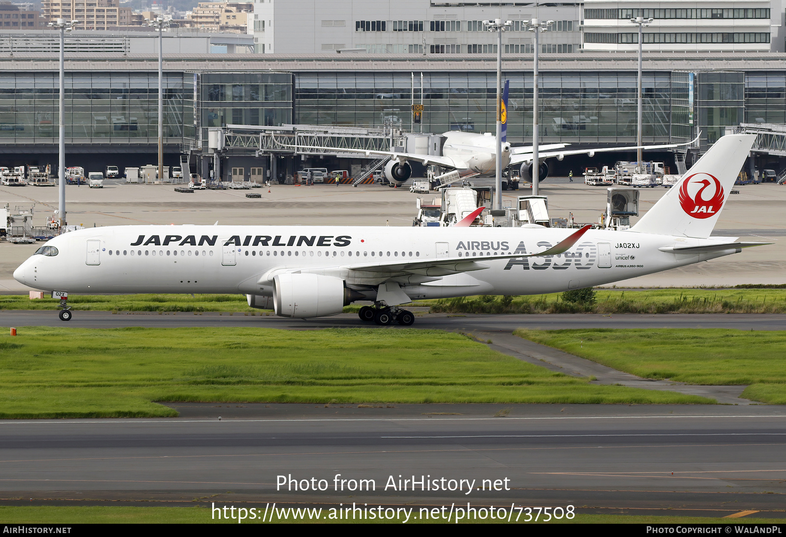 Aircraft Photo of JA02XJ | Airbus A350-941 | Japan Airlines - JAL | AirHistory.net #737508