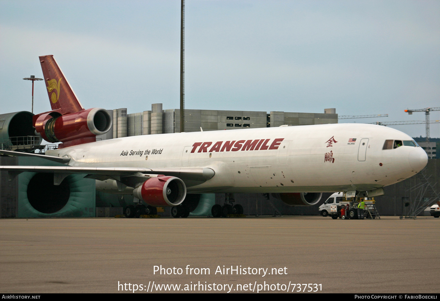 Aircraft Photo of 9M-TGS | McDonnell Douglas MD-11/F | Transmile Air Services | AirHistory.net #737531