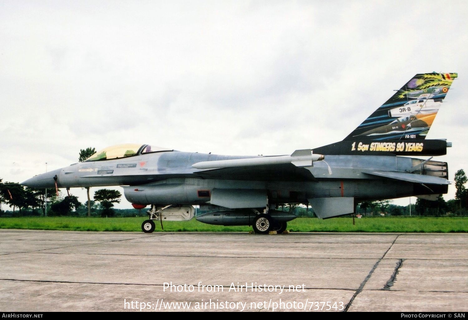 Aircraft Photo of FA-101 | General Dynamics F-16AM Fighting Falcon | Belgium - Air Force | AirHistory.net #737543