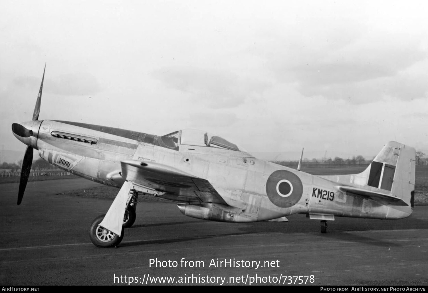 Aircraft Photo of KM219 | North American P-51K Mustang IVA | UK - Air Force | AirHistory.net #737578