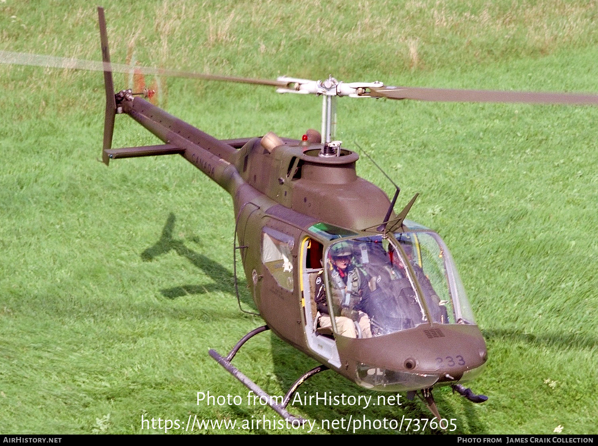 Aircraft Photo of 136233 | Bell CH-136 Kiowa (206A-1/COH-58A) | Canada - Air Force | AirHistory.net #737605