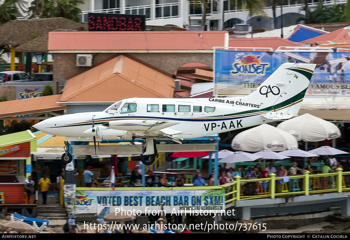 Aircraft Photo of VP-AAK | Cessna 402B | Caribe Air Charters - CAC | AirHistory.net #737615