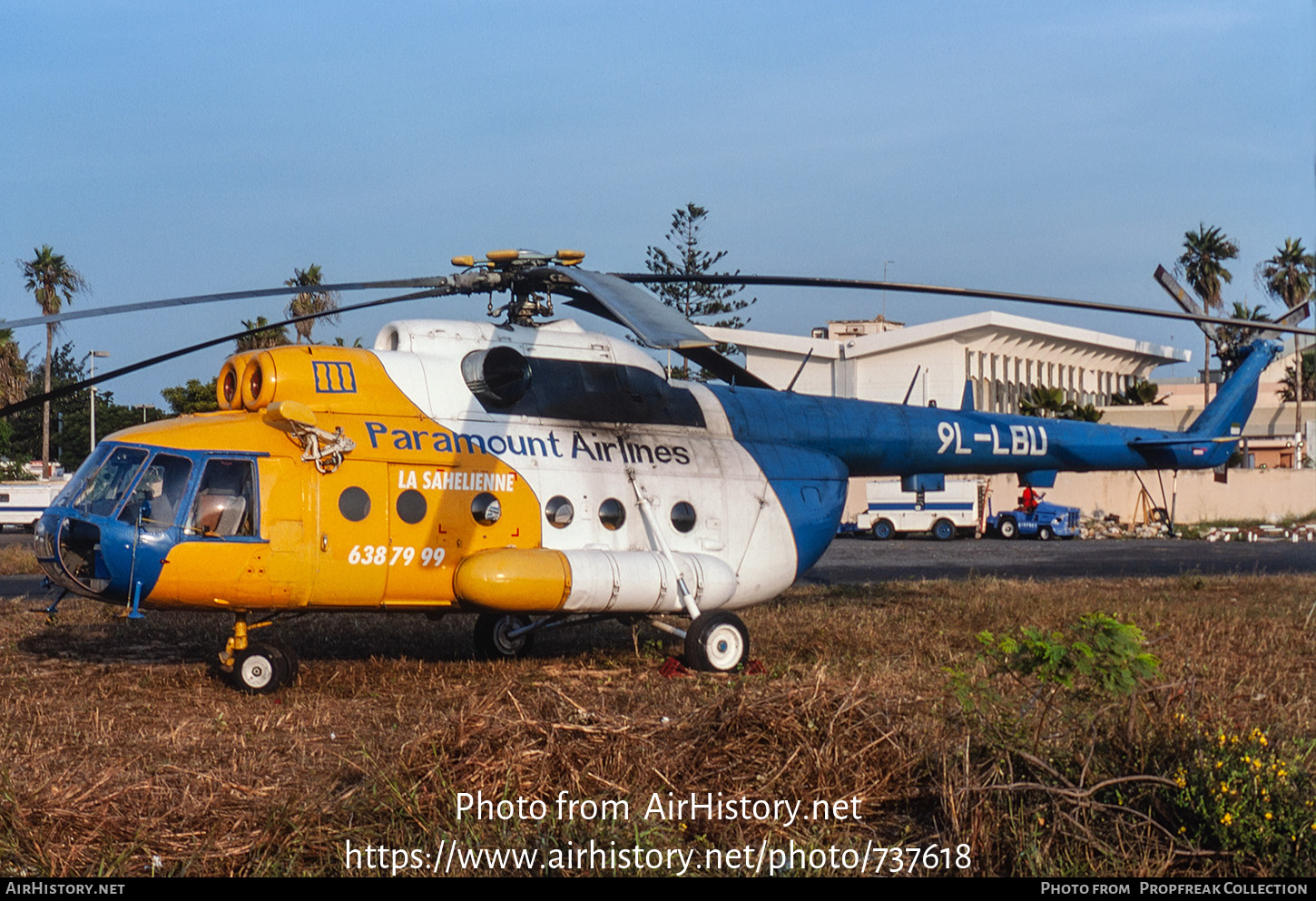 Aircraft Photo of 9L-LBU | Mil Mi-8T | Paramount Airlines | AirHistory.net #737618