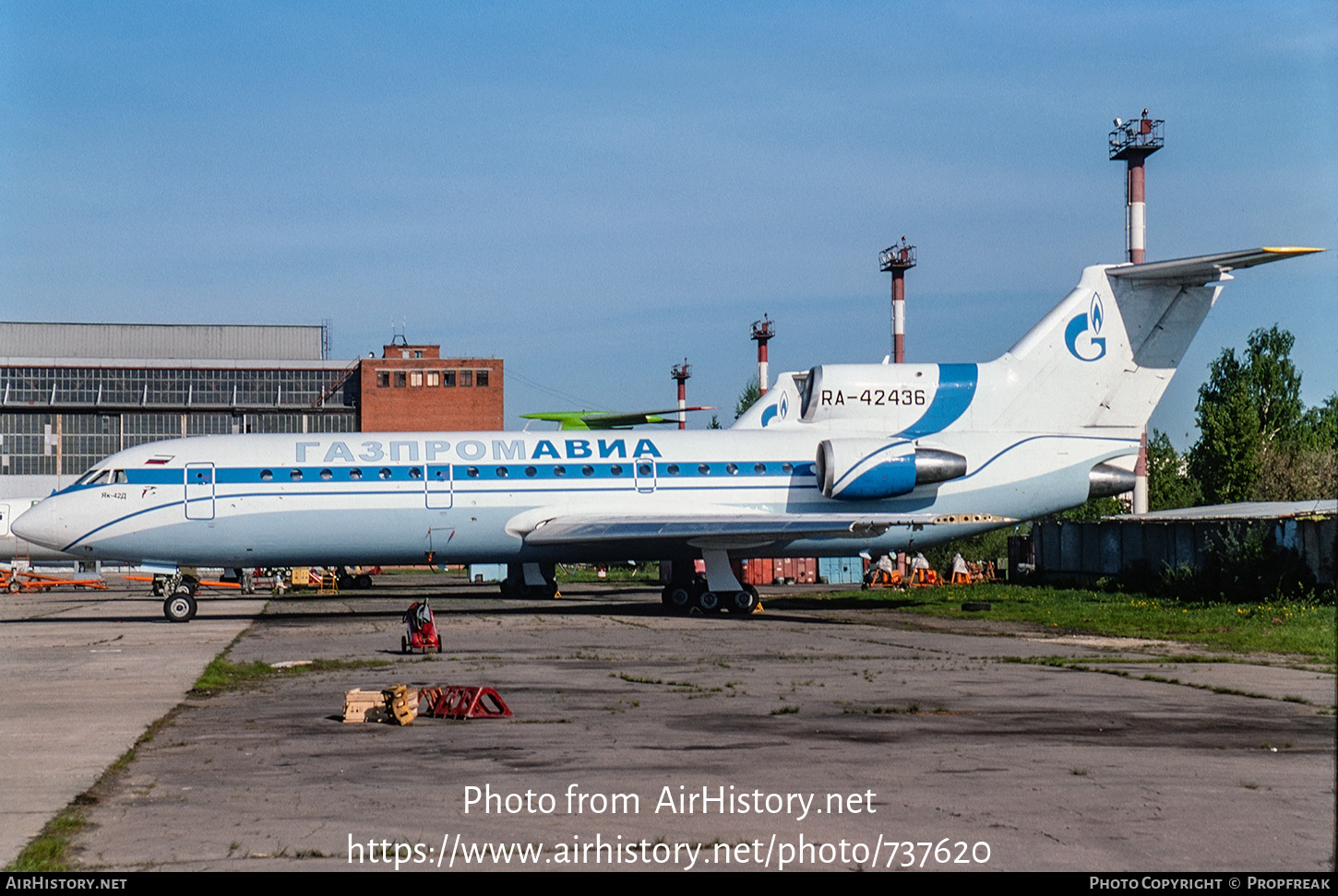 Aircraft Photo of RA-42436 | Yakovlev Yak-42D | Gazpromavia | AirHistory.net #737620