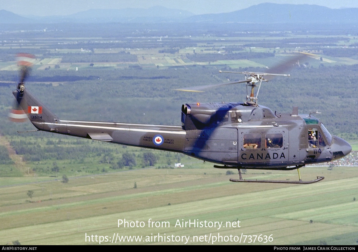 Aircraft Photo of 135114 | Bell CH-135 Twin Huey | Canada - Air Force | AirHistory.net #737636