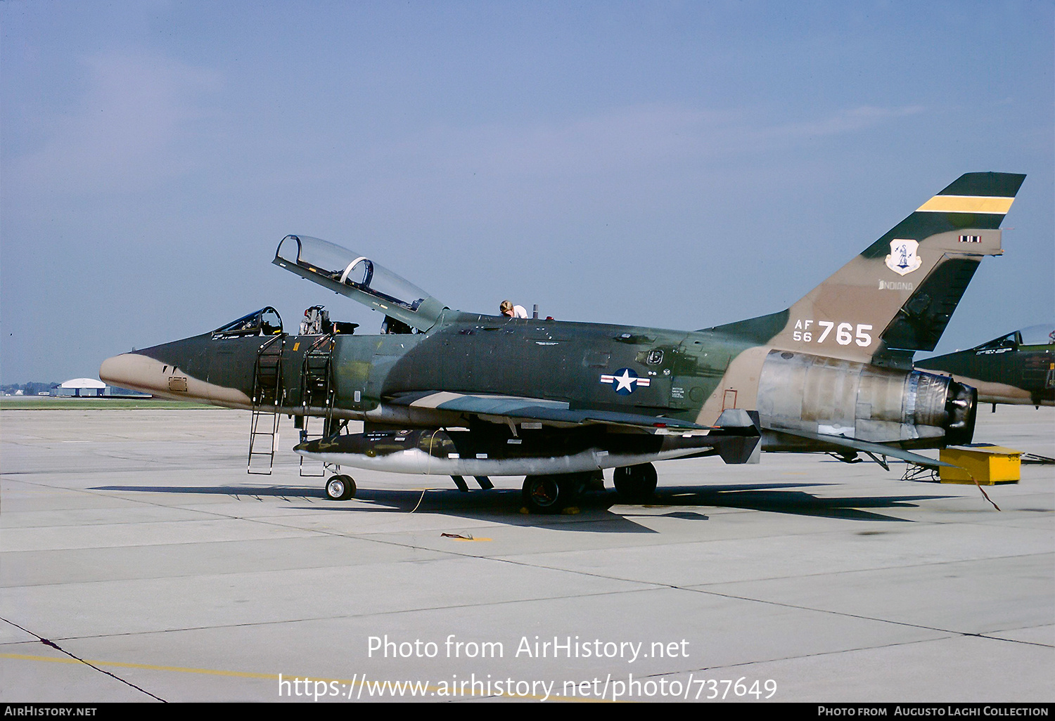 Aircraft Photo of 56-3765 / AF56-765 | North American F-100F Super Sabre | USA - Air Force | AirHistory.net #737649