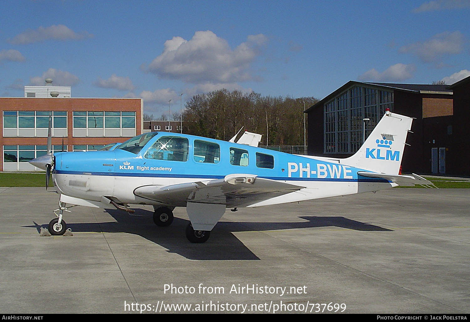 Aircraft Photo of PH-BWE | Beech A36 Bonanza 36 | KLM Flight Academy | AirHistory.net #737699