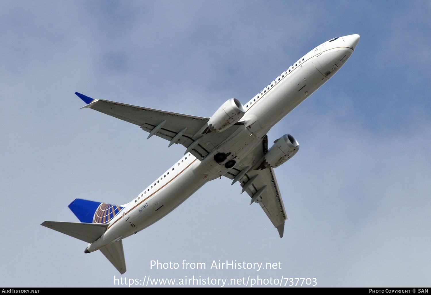 Aircraft Photo of N47512 | Boeing 737-9 Max 9 | United Airlines | AirHistory.net #737703