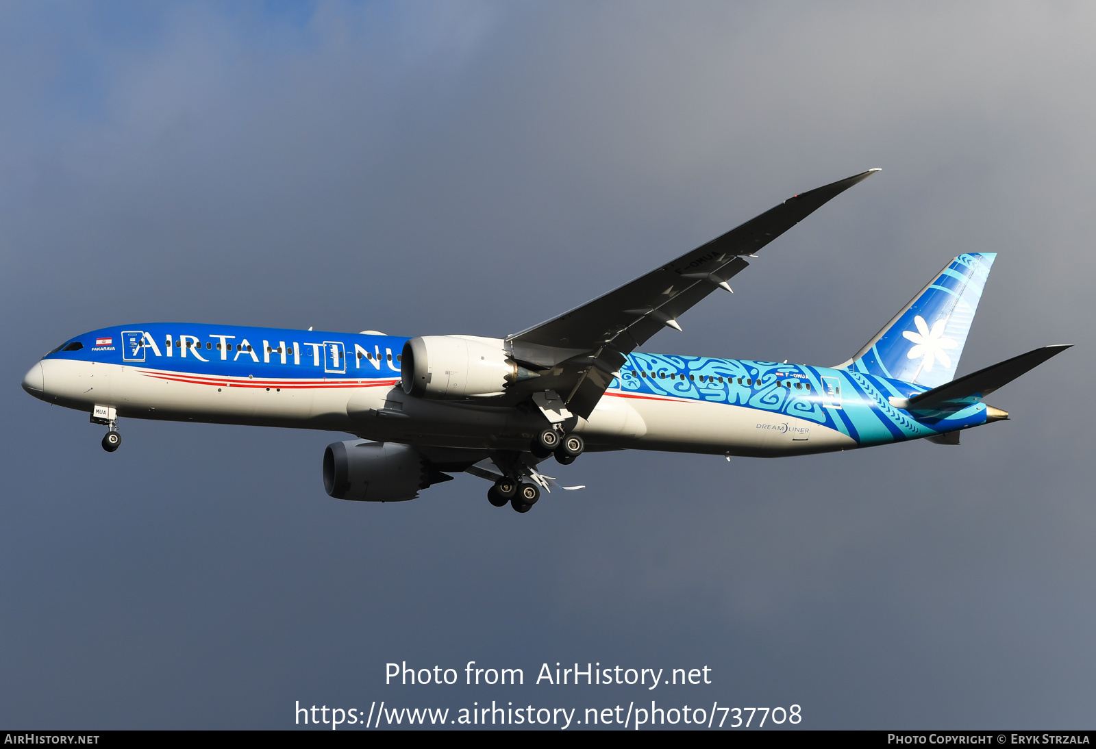 Aircraft Photo of F-OMUA | Boeing 787-9 Dreamliner | Air Tahiti Nui | AirHistory.net #737708