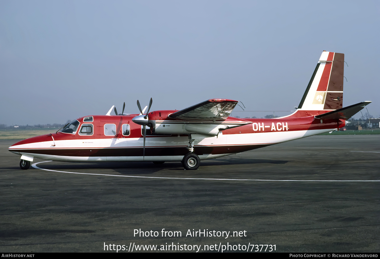 Aircraft Photo of OH-ACH | North American Rockwell 690 Turbo Commander | AirHistory.net #737731