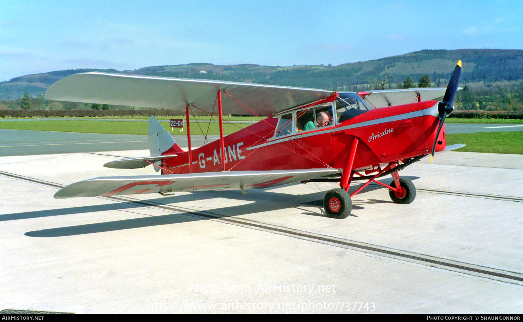 Aircraft Photo of G-ADNE | De Havilland D.H. 87B Hornet Moth | AirHistory.net #737743