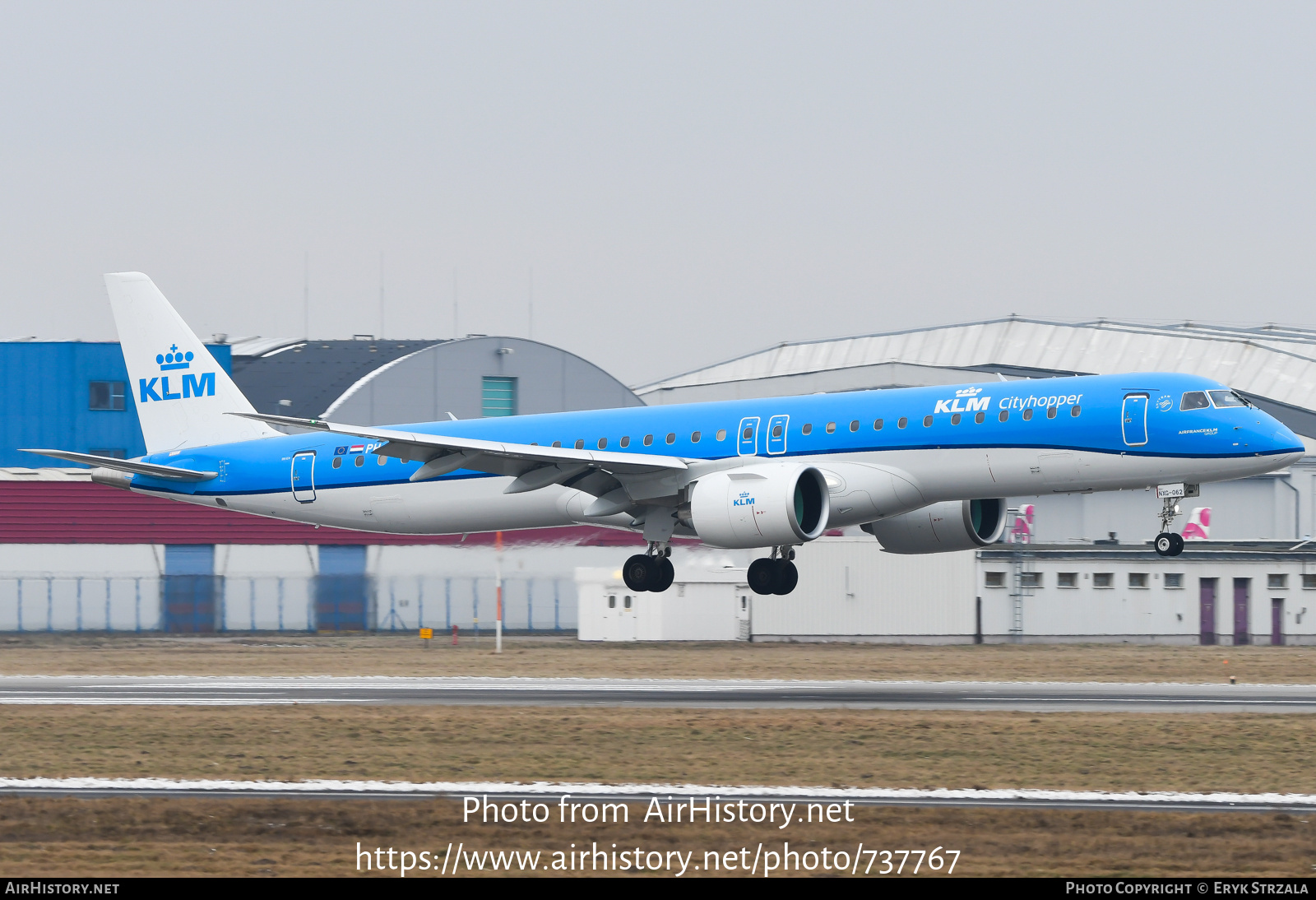 Aircraft Photo of PH-NXG | Embraer 195-E2 (ERJ-190-400) | KLM Cityhopper | AirHistory.net #737767